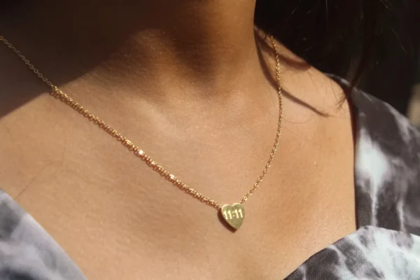 11:11 Heart Necklace