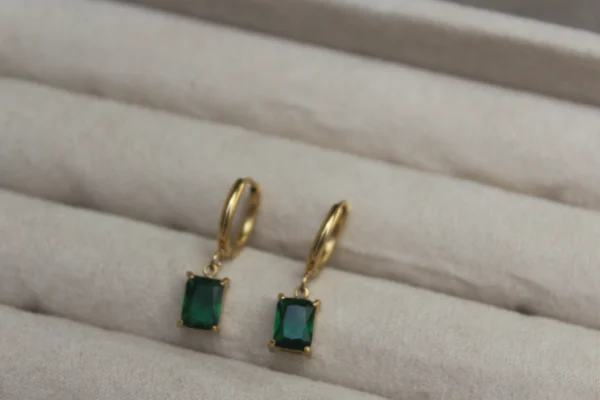 Sol Earrings (Emerald)