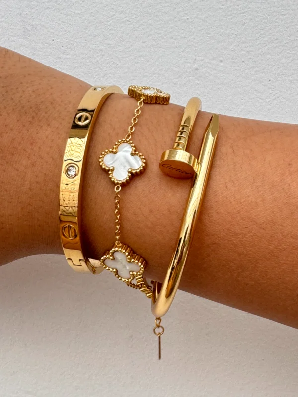Everyday Bracelet Stack (White)s