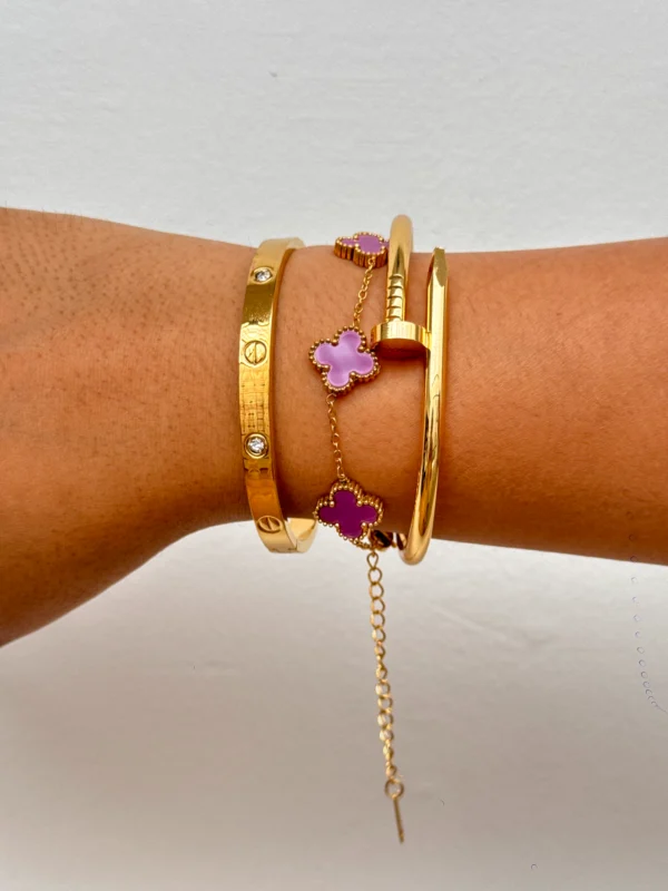 Everyday Bracelet Stack (Purple)